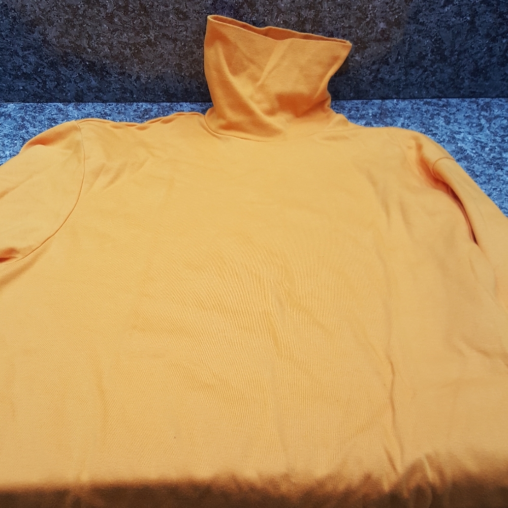 Bogner men's yellow turtleneck